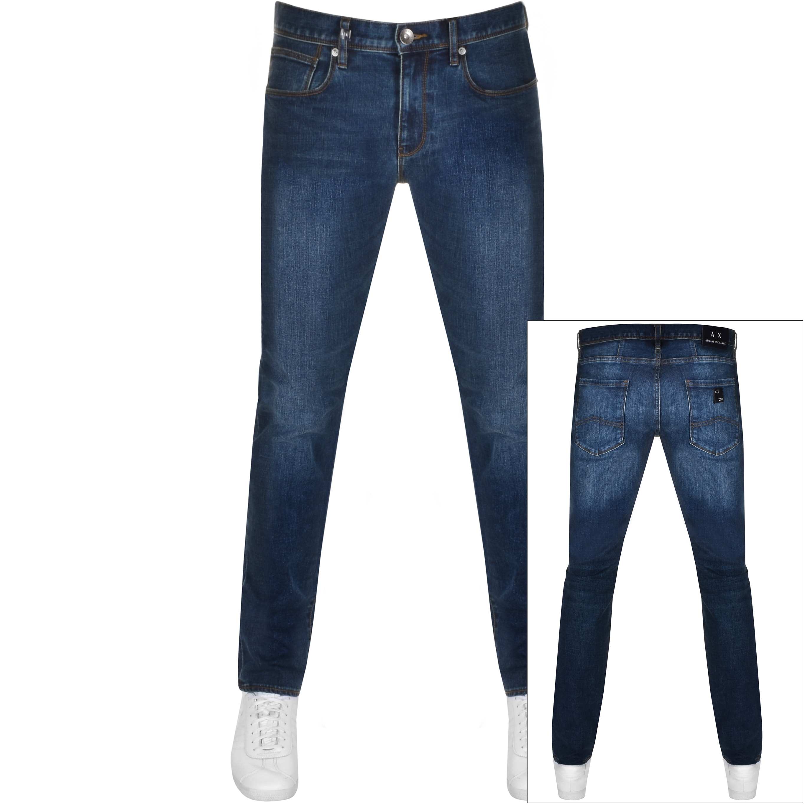 Alternative Image for ProductArmani Exchange J13 Slim Fit Jeans Blue1